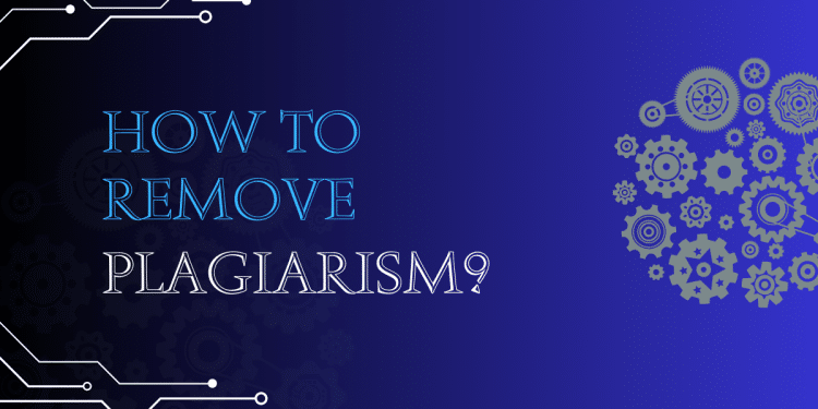 How To Remove Plagiarism?